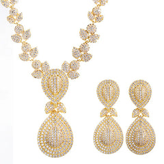 Jewelry Sets Wedding Accessories for Women Drop Earring Necklace