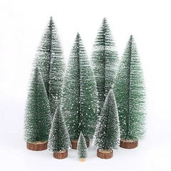 Miniature Christmas Tree Small Artificial Sisal Snow Landscape Architecture Trees For Christmas