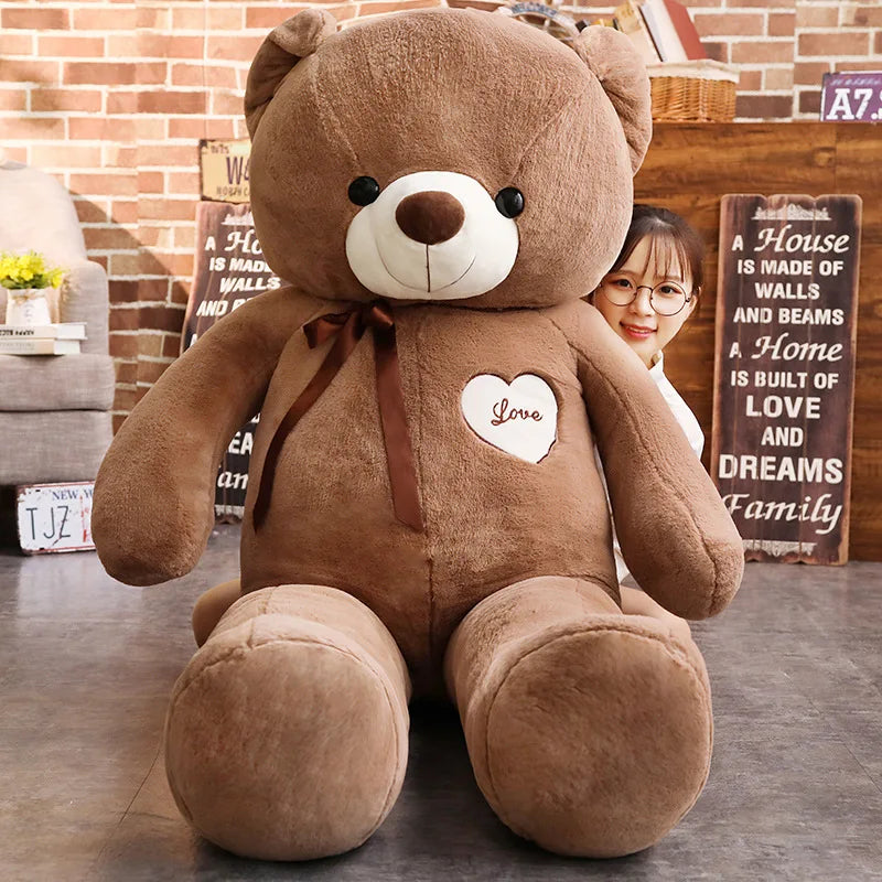 Soft Teddy Bear With Love Popular Birthday Valentine Gifts For Lover