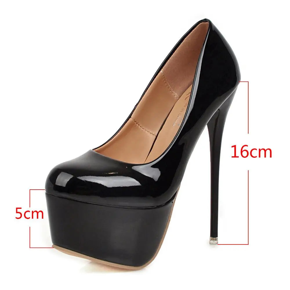 Wedding Party Shoes Pumps For Women 16cm platform high heels women