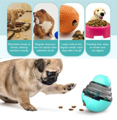 Dog Feeder Toys Tumbler Slow Food Dispenser Pet Feeder Dog Interactive Trainning Snack Storage Leakage Ball Toy