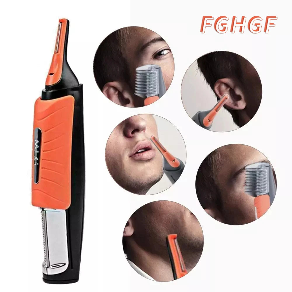 Micro Precision Hair Trimmer Multi-Function Electric Portable Shaver LED Light Shaving Razor