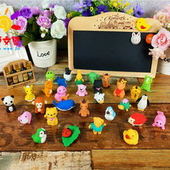 Animal Eraser Individual Package Detachable Eraser Student Prize Stationery Wholesale