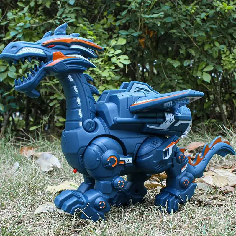 Simulation Fire Mechanical Dinoasur Water Spray Cool Light Electric Children Entertainment Puzzle Model Game Toys