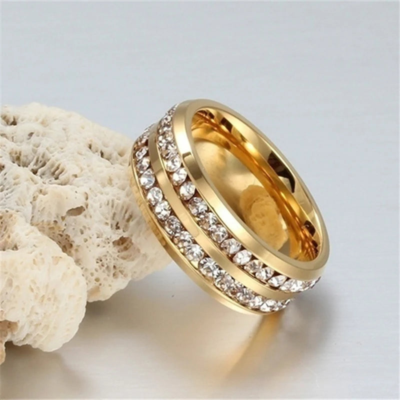 Stainless Steel Ring Fashion Jewelry For Lovers