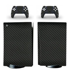 Carbon Fiber PS5 Standard Disc Edition Skin Sticker Decal Cover for PlayStation 5 Console & Controller PS5 Skin Sticker Vinyl