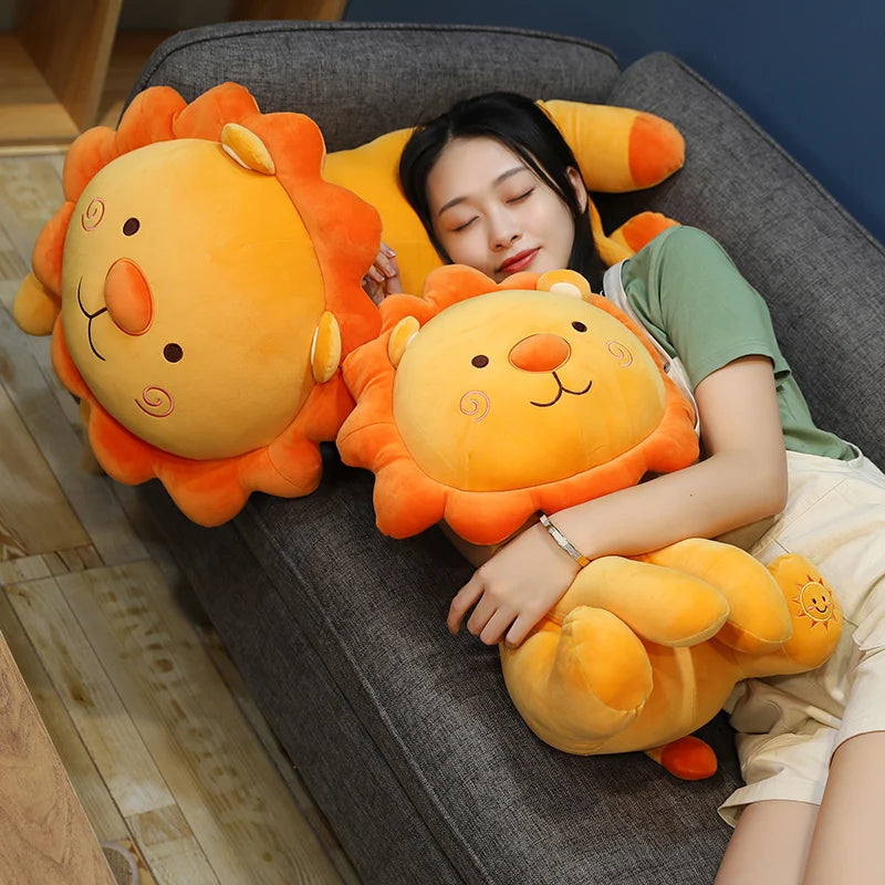 Lovely Smile Lion Plush Toys Cartoon