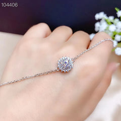 Moissanite women Bracelet