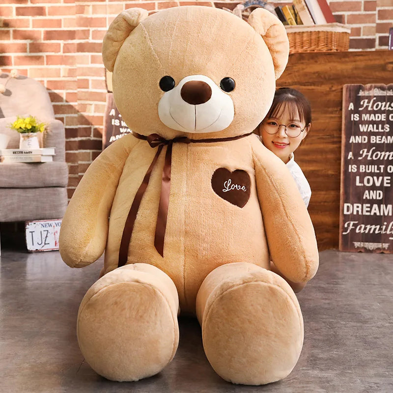 Soft Teddy Bear With Love Popular Birthday Valentine Gifts For Lover