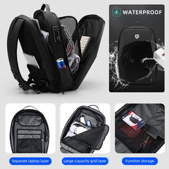 Fenruien Multifunction Men's Backpack 17.3 Inch Laptop Backpacks Anti-Theft Waterproof Business Backpacks Travel Bags 2021 New