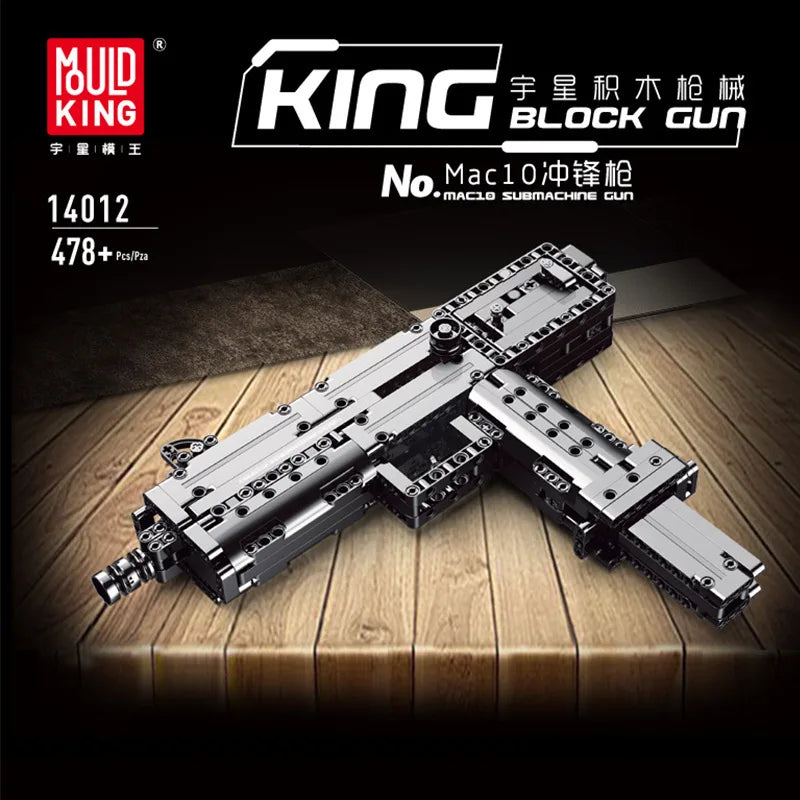 MOULD KING Creative  Desert Eagle Pistol Weapon SWAT Gun 98K MP5 Building Blocks Bricks