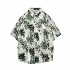 Hawaii Beach Shirt Men Quick Dry Summer Short Sleeve Male Print Casual Shirts