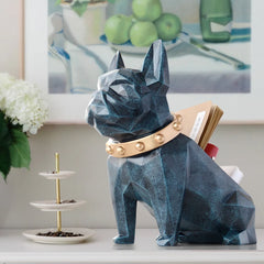 Resin Dog Figurines Home Décor Office Table Storage Box Accessories For Lliving Room