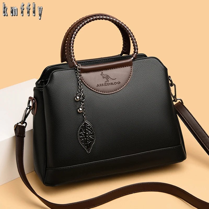 Handbag Women Tote Bag High Quality Leather Shoulder Messenger Bags for Women