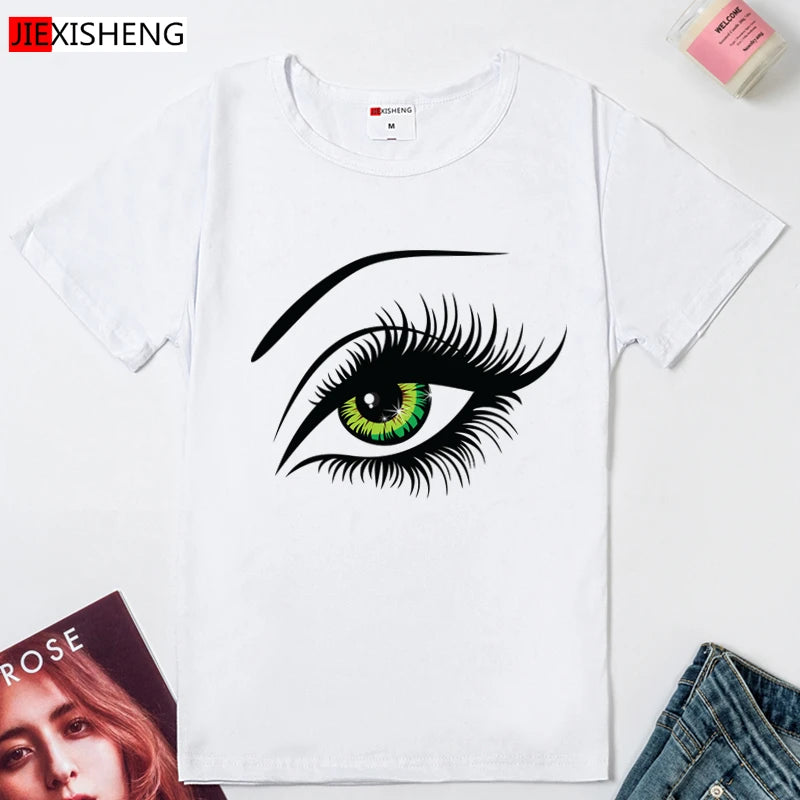 Summer T shirt Women Tops Tees Short Sleeve