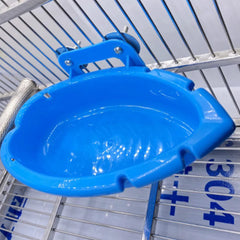 Bird Baths Tub Parrot Cage Hanging Bathing Box Bird Birdbath Tub Parrot Bath Supplies Room Feeder