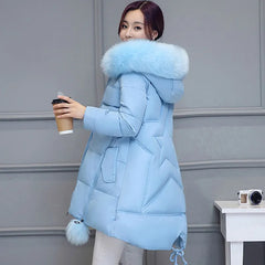 Oversize Winter Jacket Women Parka New Hooded Outerwear Warm Down Cotton Jacket