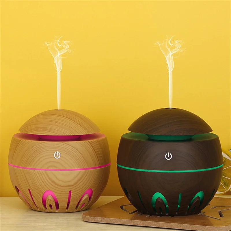 Mini Portable Ultrasonic Air Humidifier Aroma Essential Oil Diffuser