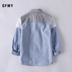 Cotton Full Sleeve Embroidery Pattern Boys Shirt