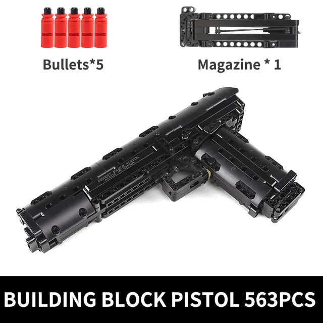 MOULD KING Creative  Desert Eagle Pistol Weapon SWAT Gun 98K MP5 Building Blocks Bricks