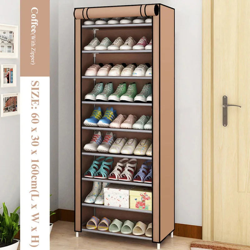 Shelf Organizer Simple Combination Stand Holder Entryway Shoe Rack