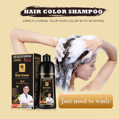 500ml Permanent Hair Shampoo Organic Natural Fast Hair Dye