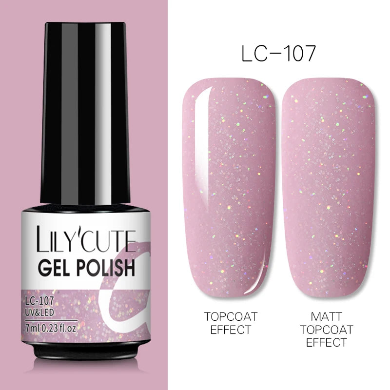 Gel Nail Polish Bright Color Nail Gel Semi Permanent UV Varnish Manicure Soak Off Top Base