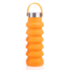 550ml Smart Portable Sports Water Bottle Silicone Foldable Mug Water Cup Outdoor Sports Bicycle Drinkware Cups