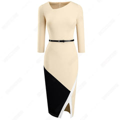 Work Business Office Bodycon Elegant Pencil Dress