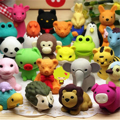 Animal Eraser Individual Package Detachable Eraser Student Prize Stationery Wholesale