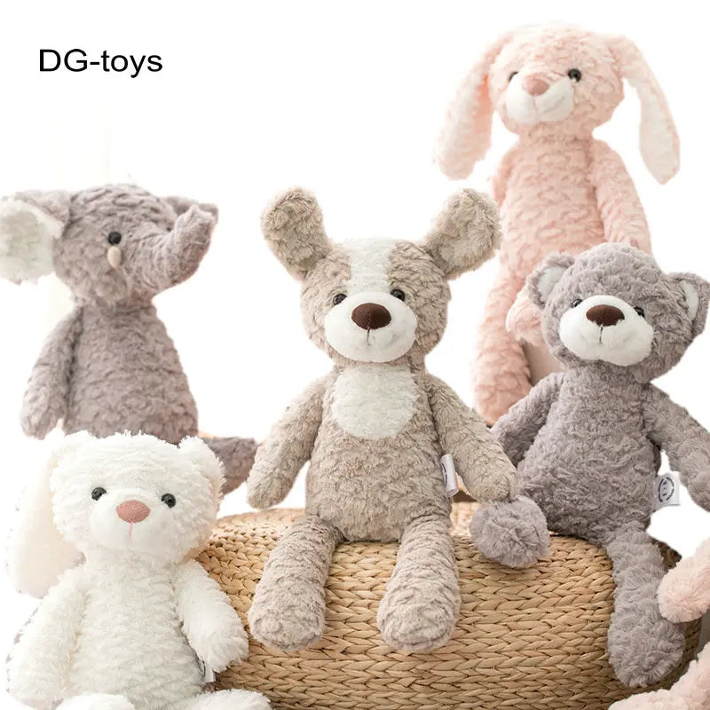 Super Soft Long legs baby appease toy Pink Bunny Grey Grey Bear Dog