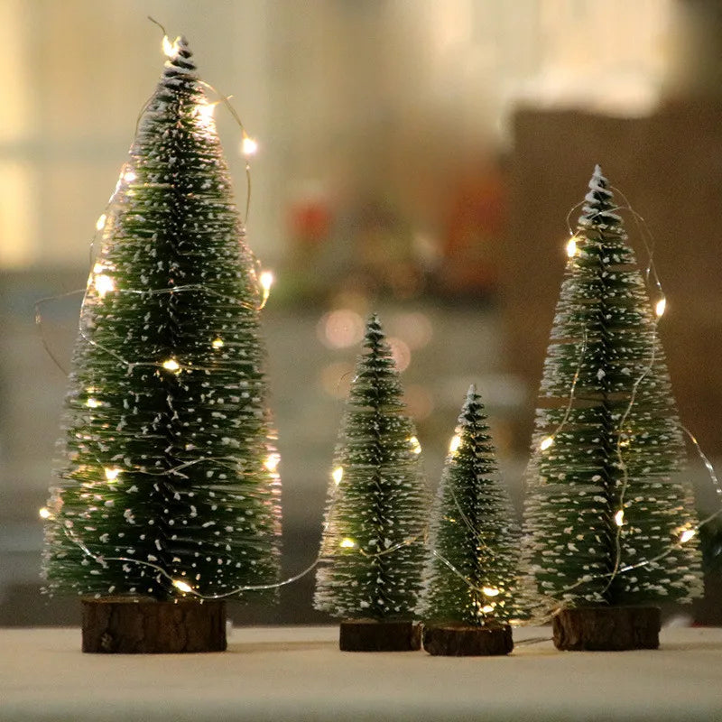 Small artificia christmas tree New year's Gift decorations