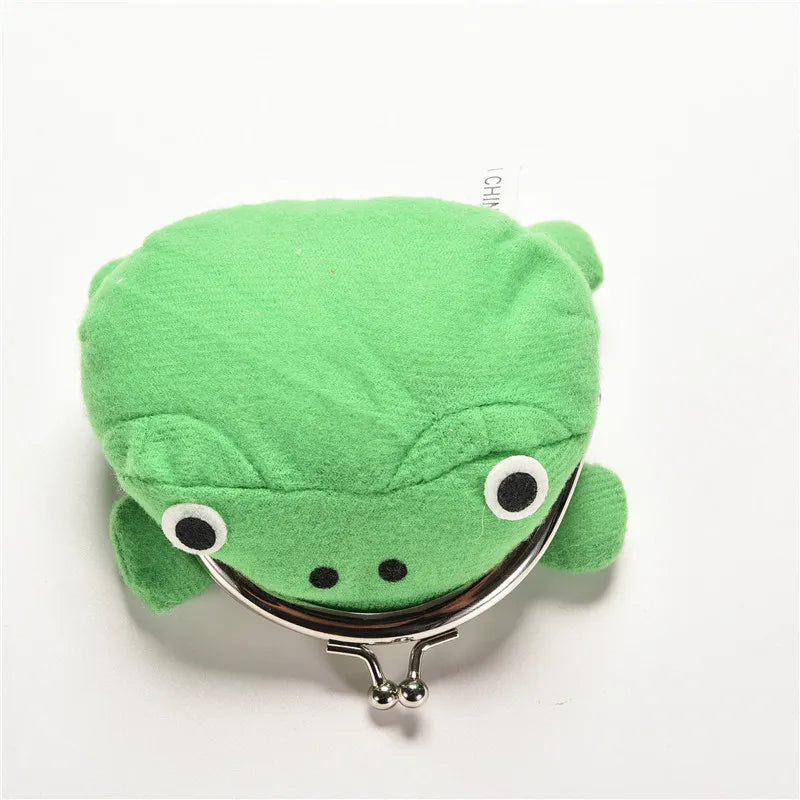 Hotsale Cute Frog Wallet Anime Cartoon Wallet Coin Purse Manga Flannel Wallet Bag Cosplay