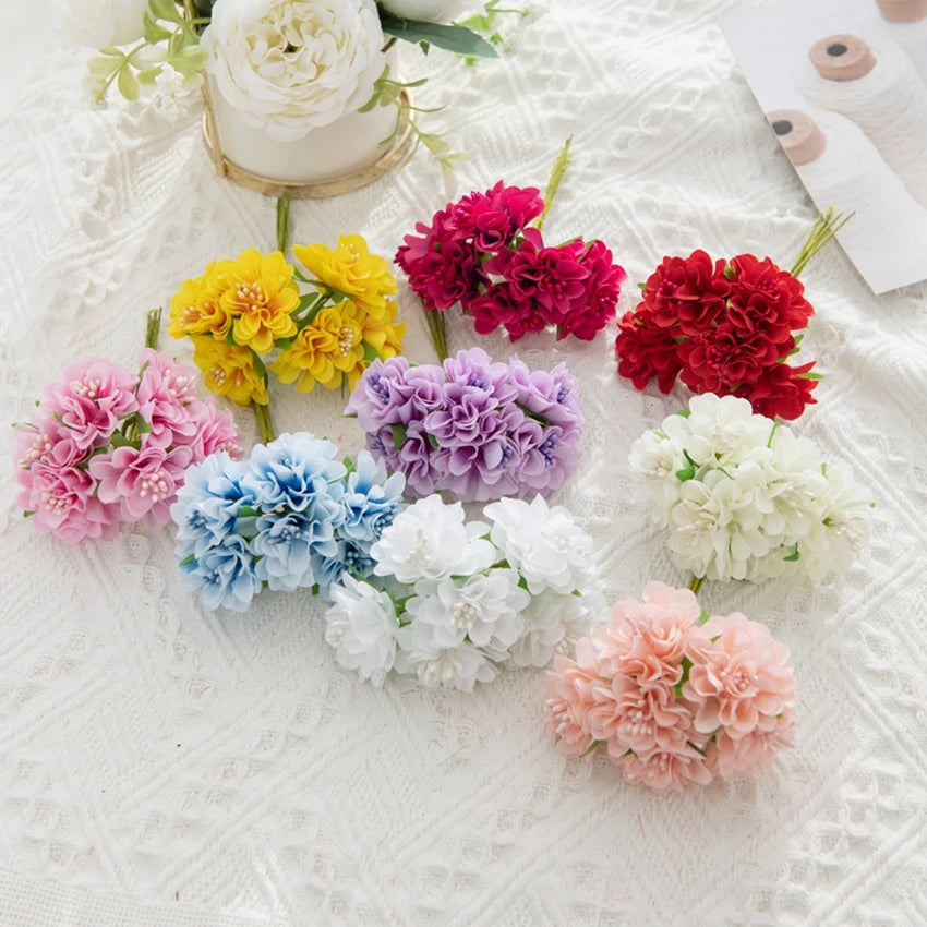 Artificial Flowers Bouquet Stamen Wedding Party