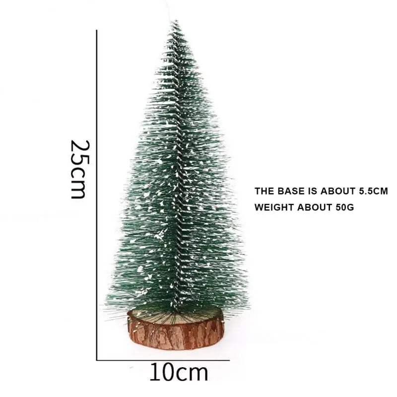 Miniature Christmas Tree Small Artificial Sisal Snow Landscape Architecture Trees For Christmas