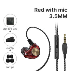 Transparent In-ear Earphones Wired Headphones