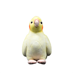 18cm Small Real Life Yellow Cockatiel Plush Toys