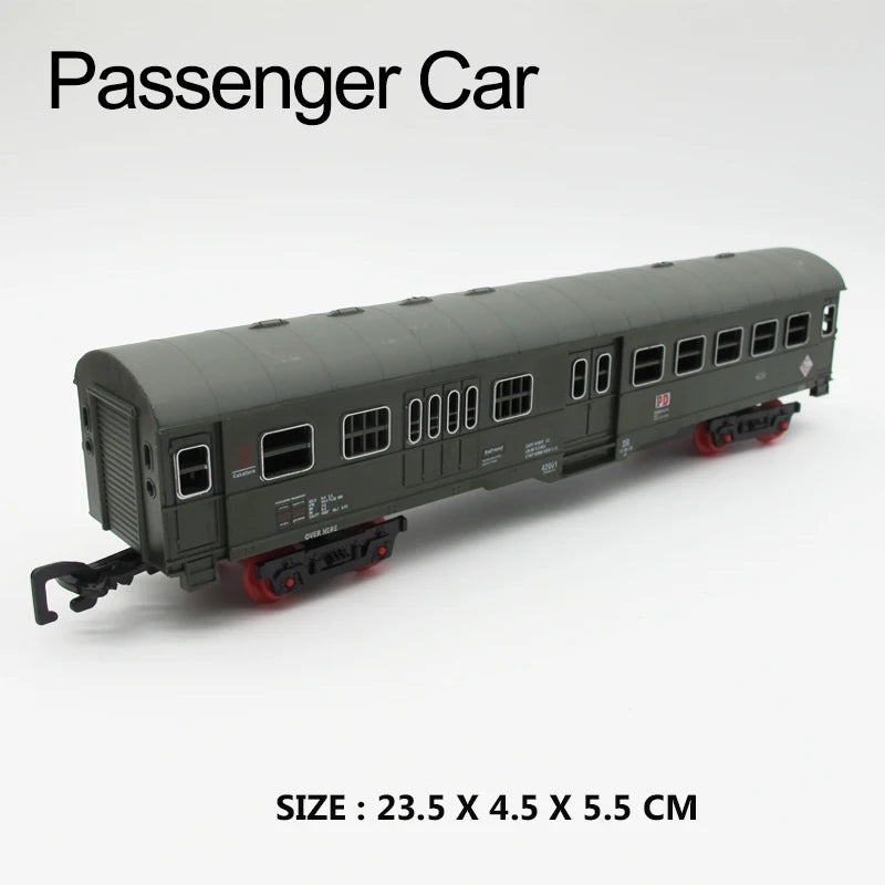 Train Track Cargo Car Carriage Wagons Models Gauge Accessories DIY Toy Classic Electric Trains