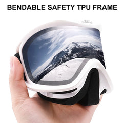 Anti-fog UV400 Ski Glasses Skiing Men Women Snow Goggles