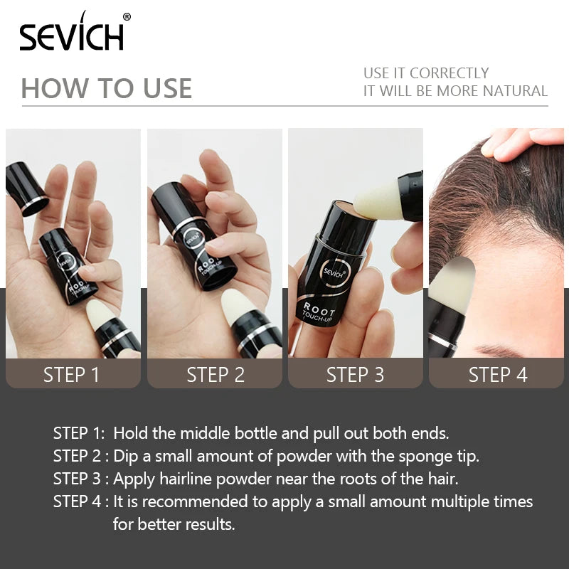 SEVICH 2.5g Hair Root Touch-Up Waterproof Hairline Shadow Hair Line Filling Pen