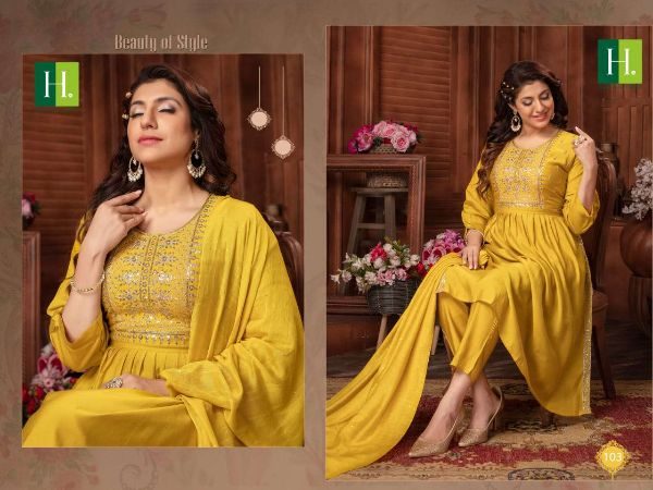 Sargam Festive Wear Readymade Nayra Cut Salwar Kameez