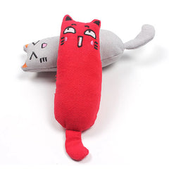 Cat Grinding Catnip Toys Funny Interactive Plush Cat Toy