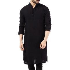 NEW 2023 Men  Shirts Long Sleeve  Dress Islamic Chemise Elegant Kaftan Robe Pakistani Man Indian Clothes Muslim Aaudi