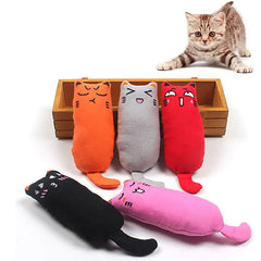 Cat Grinding Catnip Toys Funny Interactive Plush Cat Toy