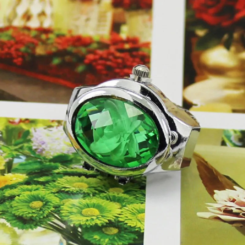 Adjustable Rings Quartz Watches Gifts For Women Ring