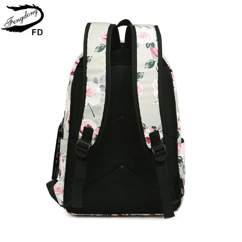 floral school backpack flowers backpacks for teenage girls