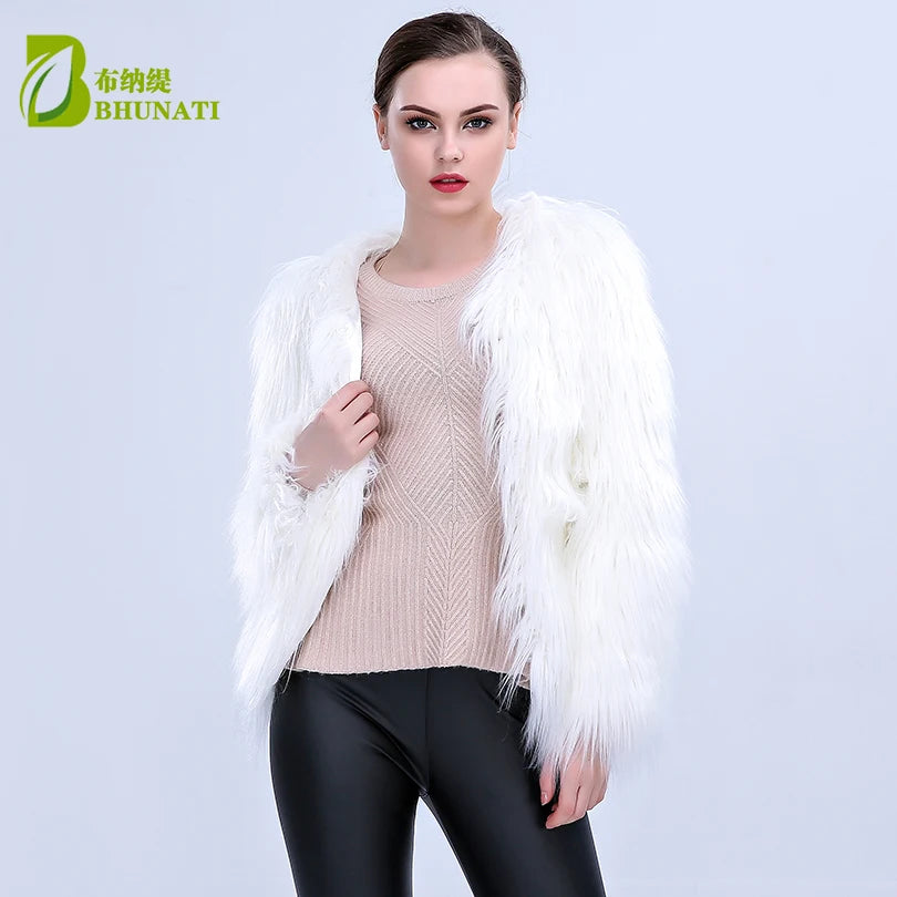 Faux Fur LED Light Coat