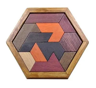 Classic Wooden Puzzle Mind Brain Teasers Burr Interlocking Puzzles Game Toys for Adults Children