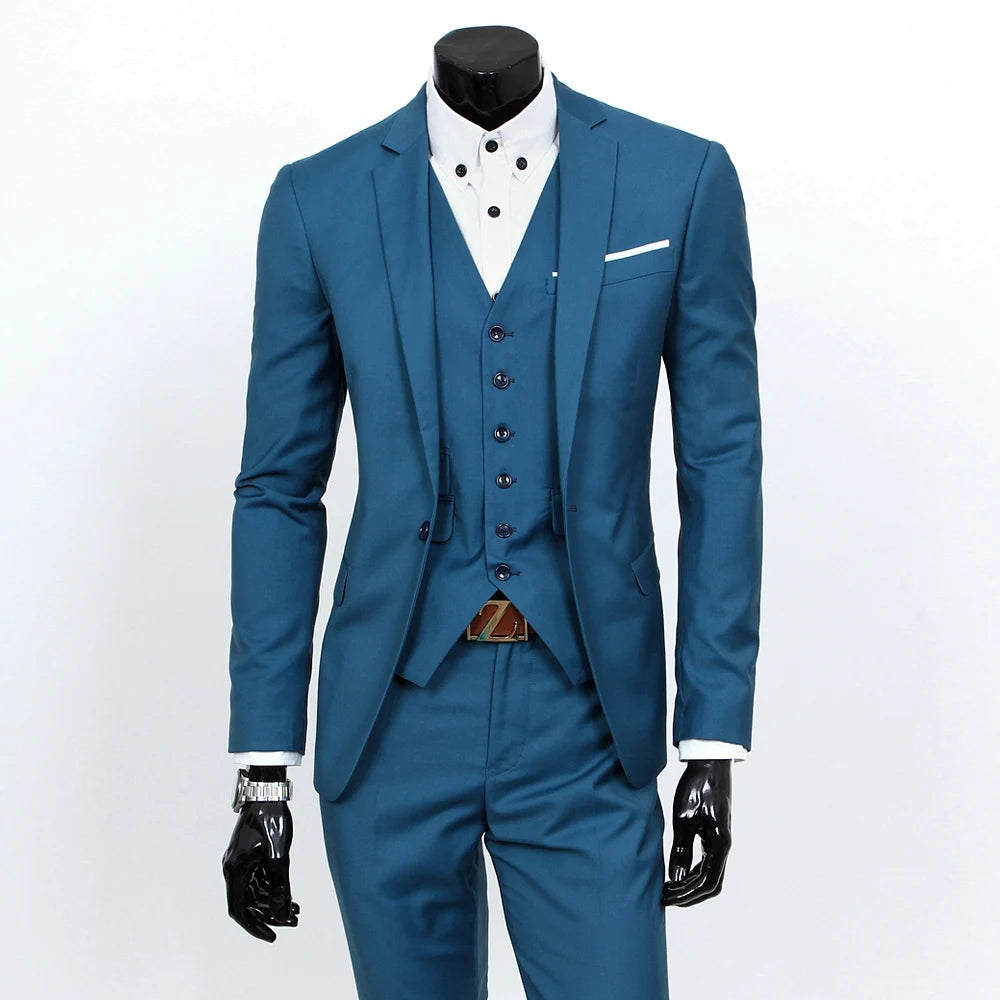 Men Suit Jacket Formal Dress