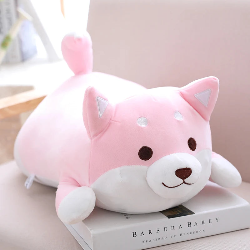 Cute Fat Shiba Inu Dog Plush Toy Stuffed Soft Kawaii Animal Cartoon Pillow Lovely Gift for Kids Baby Children Good Quality